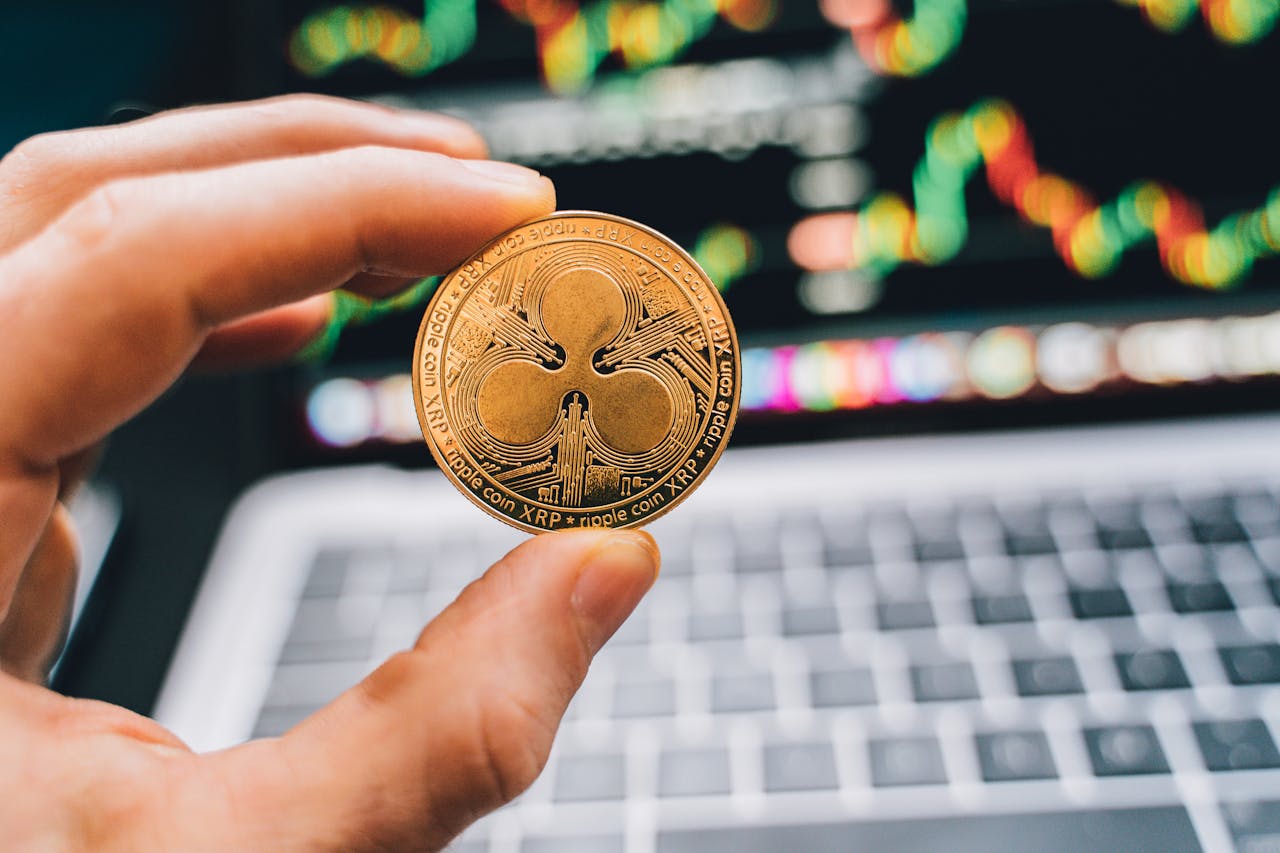 A Person Holding a Gold Coin